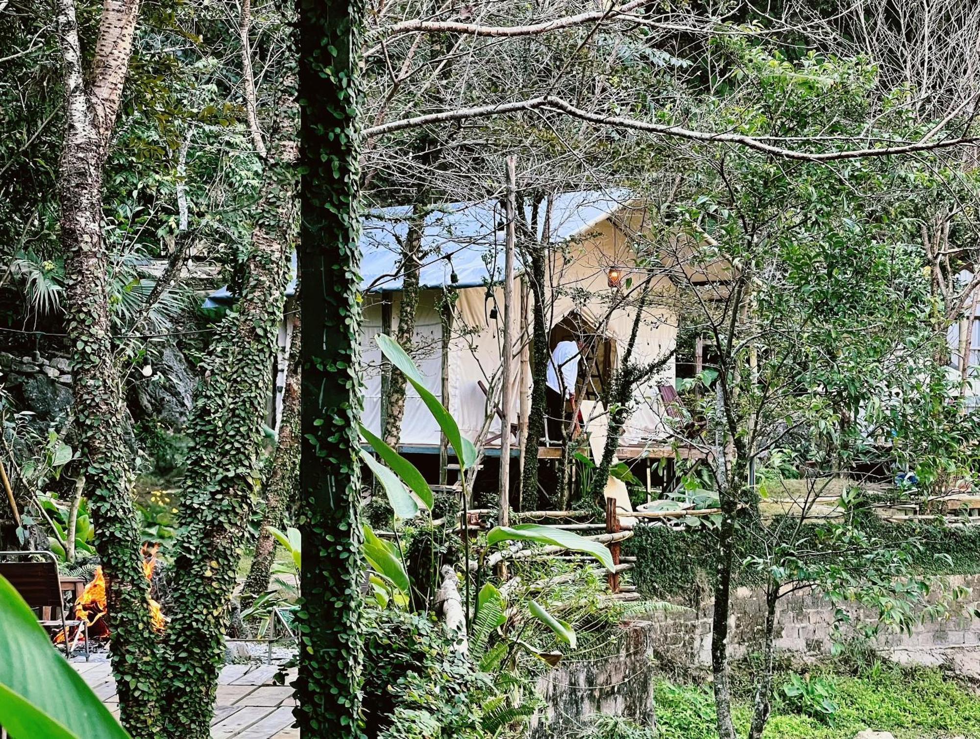 Hotel House By Lake Moc Chau Exterior foto