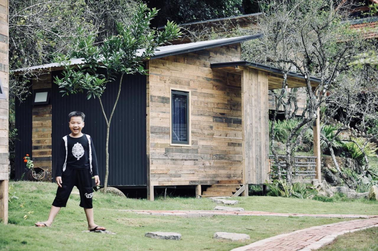 Hotel House By Lake Moc Chau Exterior foto